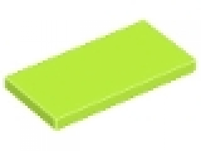 Lego Fliesen 2 x 4 lime