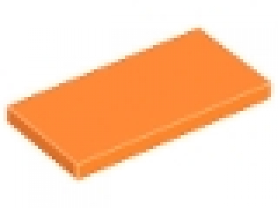 Lego Fliesen 2 x 4 orange