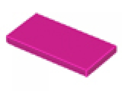 Lego Fliesen 2 x 4 magenta