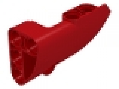 Lego Technic, Panel Fairing # 2, Seite B , rot
