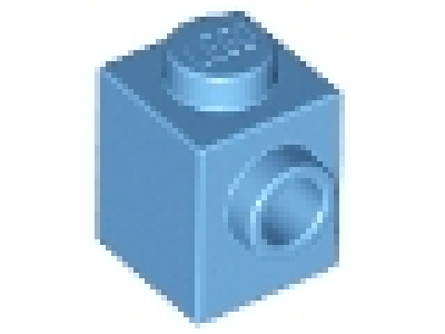 Snot - Konverter mittelblau 1 x 1 mit einem seitlichem Knopf, neu