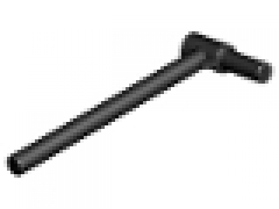 Stange mit Griff schwarz, 87618
