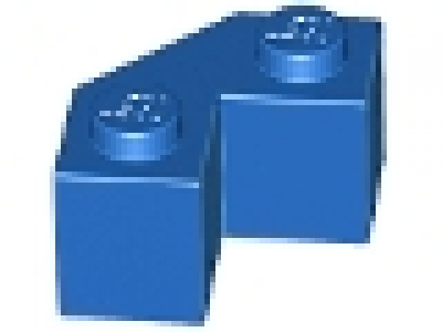 Diagonalstein 2 x 2 blau, neu