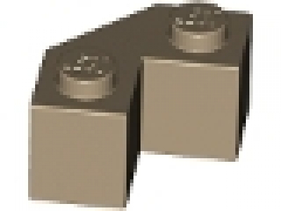 Diagonalstein 2 x 2 dunkeltan, neu