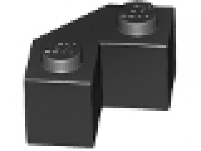 Diagonalstein 2 x 2 schwarz, neu