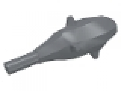 Minifigure, Weapon Club with Spikes small 88001, neues dunkelgrau