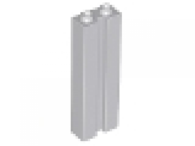 Lego Stein 1 x 2 x 5 mit Nut für Rolltor neues hellgrau