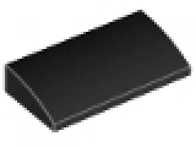 Stein mit runder Oberkante 2x4x2/3 schwarz