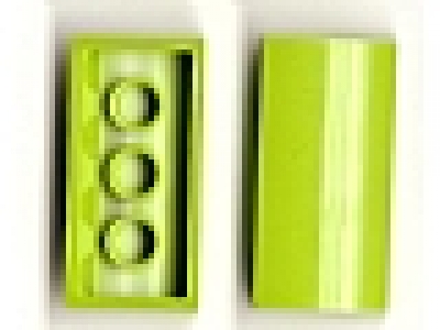 Stein mit runder Oberkante 2x4x2/3 lime neu