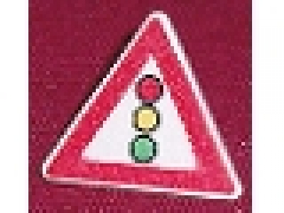 Verkehrsschild  mit Clip Ampel 892pb002, rund