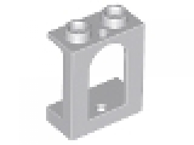 Burgfenster 1x2x2 neues hellgrau o. Glas, 90195, neu