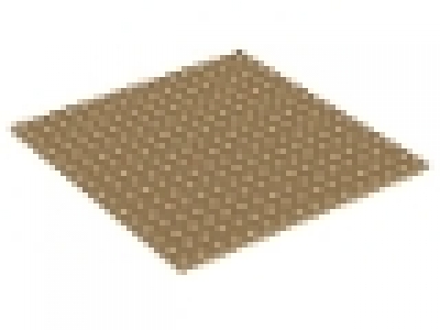 Platte 16 x16 beidseitig bebaubar dunkeltan, 91405