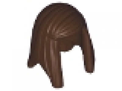 Haare lang + glatt dunkelbraun