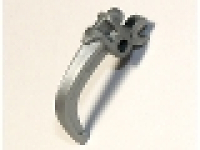 Hero Factory Weapon, Claw with Clip, flat silver