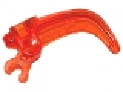 Hero Factory Weapon, Claw with Clip, tr neon orange