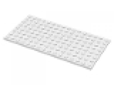 Platte 8x16 weiss