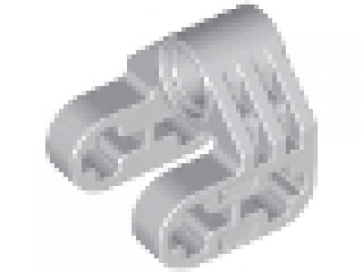 Lego Technic, Axle and Pin Connector Perpendicular Split neues hellgrau, neu