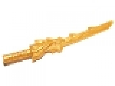 Minifigure, Weapon Sword, Katana (Dragon Guard), pearl gold