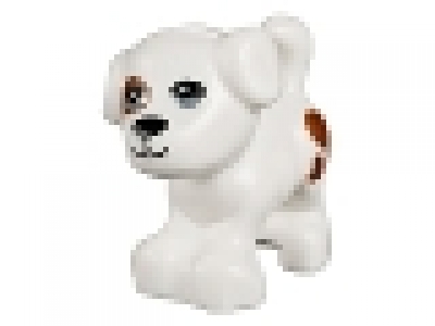 Hund weiß stehend, 93088pb01