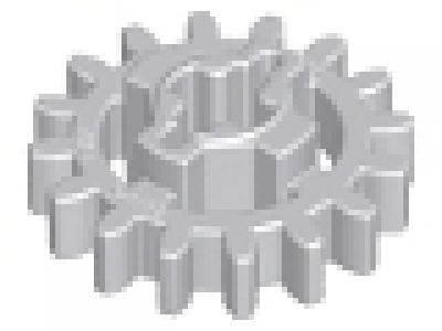 Lego Zahnrad 16 Zähne neues hellgrau 94925