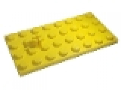 Platte mit Pin 4 x 8 gelb 967