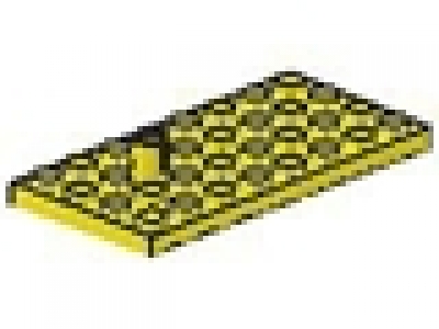 Platte mit Pin 4 x 8 gelb 967