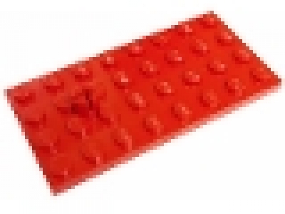 Fahrzeugunterbau  mit Stift 967 rot