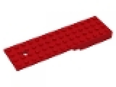 Alte Aufliegerplatte 14 x 4 rot 968