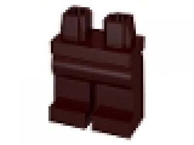 Lego Figuren Beine dunkelbraun 970c00