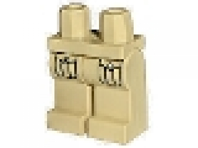 Lego Beine tan, 970c00pb0018
