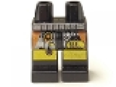 Lego Beine schwarz, 970c00pb0021