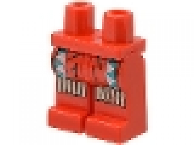 Lego Beine rot, 970c00pb0025