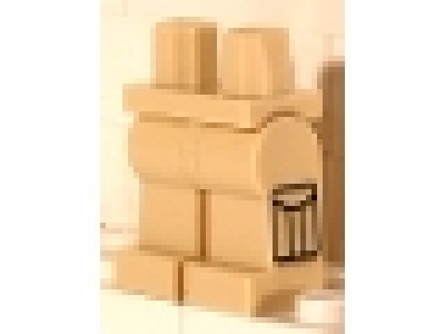 Lego Beine tan, 970c00pb0053