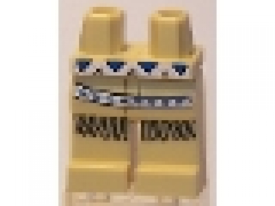Lego Beine tan, 970c00pb0057