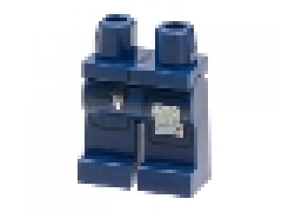 Lego Beine dunkelblau, 970c00pb0126