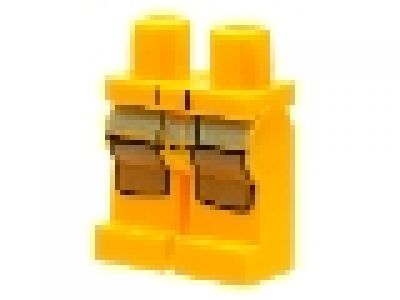 Lego Beine hellorange, 970c00pb0128
