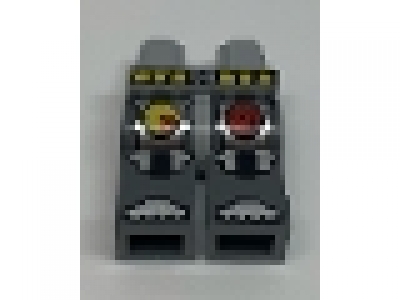 Lego Beine neues dunkelgrau, 970c85pb03