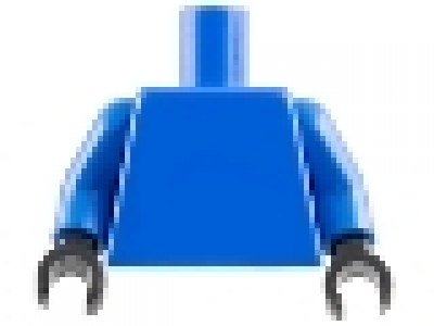 Figuren  Oberkörper blau 973c006 Hand schwarz