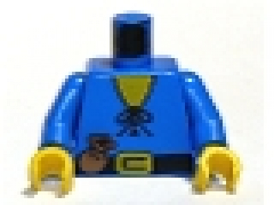 Figuren  Oberkörper 973p46c02, blau