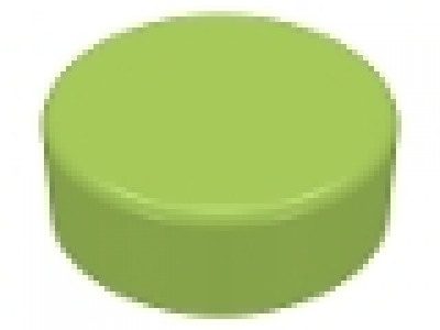Rundfliese 1 x 1 lime 98138