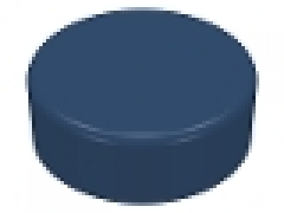 Rundfliese 1 x 1 dunkelblau 98138