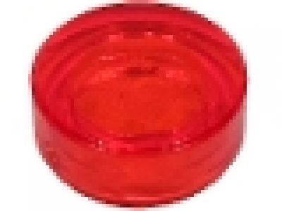 Rundfliese 1 x 1 tr rot 98138