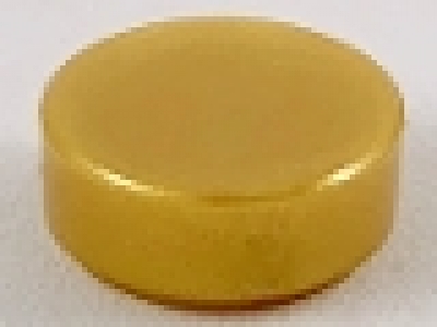 Rundfliese 1 x 1 perl gold 98138
