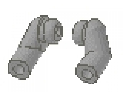 LEGO Arme in altes hellgrau links + rechts