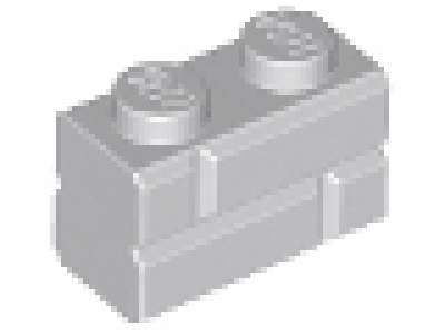 Schnäppchen 100 x Lego Klinkerstein 1x2x1 neues hellgrau 98283 neu