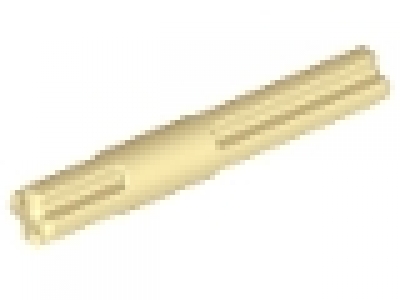 Technic, Axle 4 with Center Stop, tan neu
