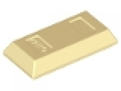 Lego Minifigure, Utensil Ingot / Bar, tan