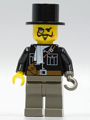 Lord Sam Sinister / Baron von Barron - Black Shirt, Dark Gray Legs, Black Top Hat