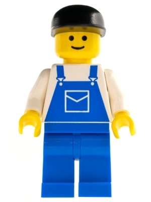 Arbeiter ovr022 blau mit schwarzen Cap