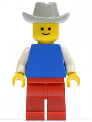 Lego Figur  blau / rot, pln039